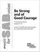 Be Strong and of Good Courage SAB choral sheet music cover